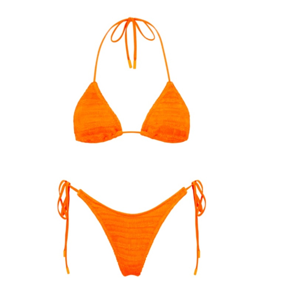 Triangl Vinca Bikini in Brea Orange